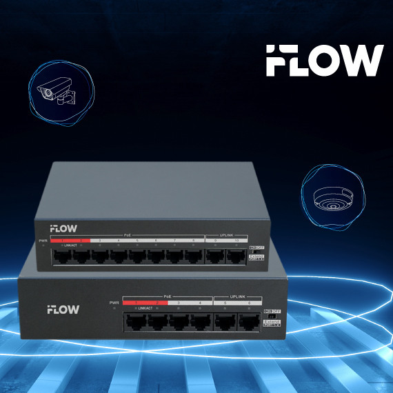 Бюджетные PoE-коммутаторы iFLOW с режимом расширения до 300 м